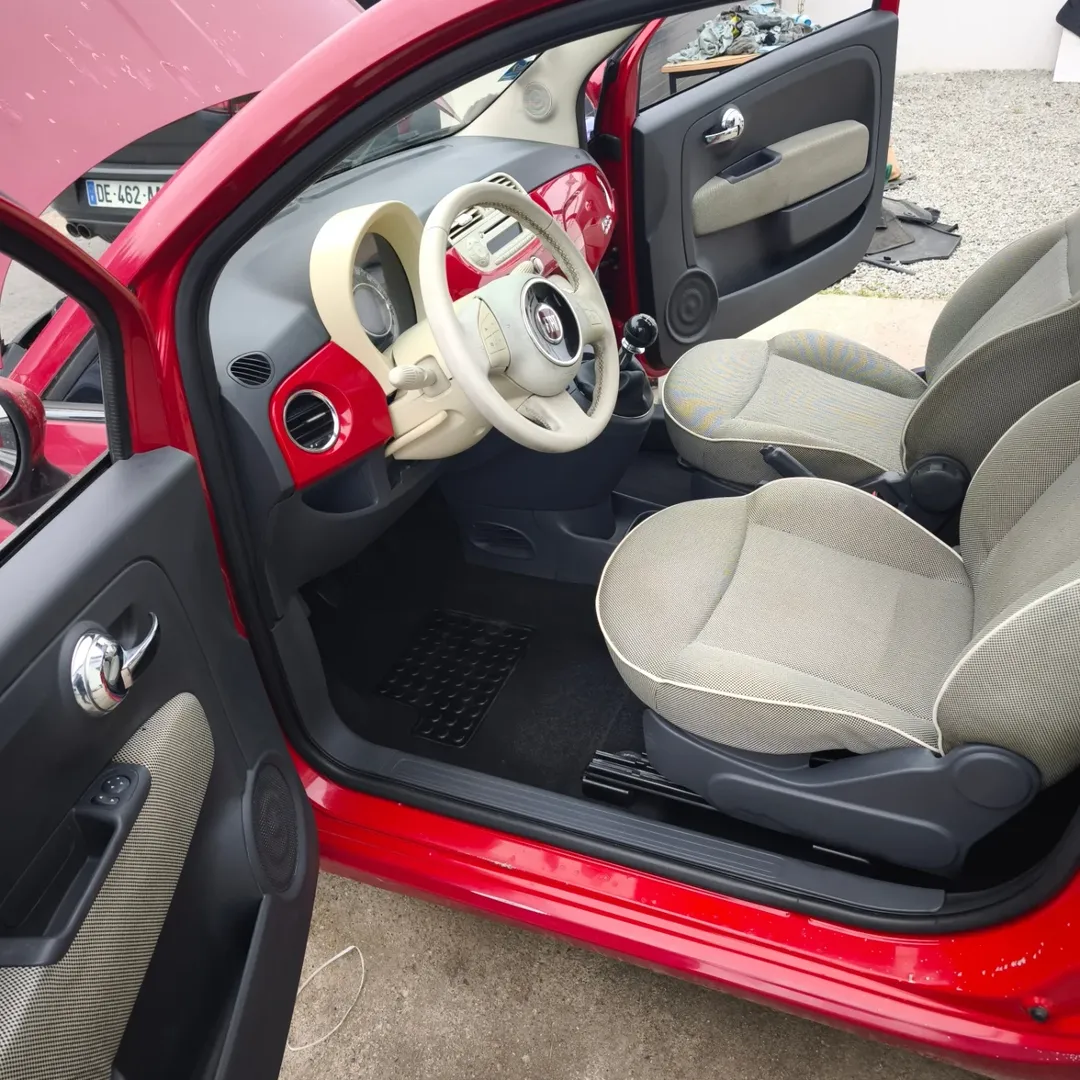 Après nettoyage - Intérieur Fiat 500